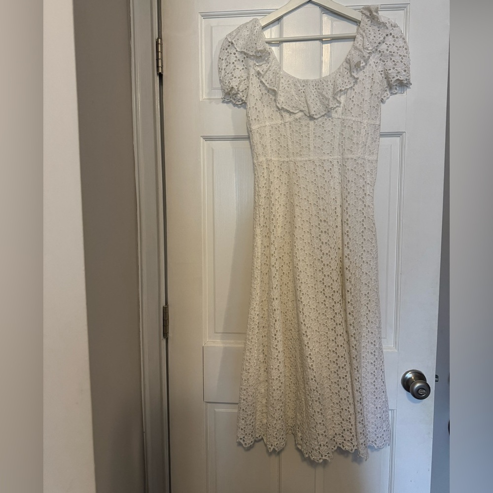 Polo Ralph Lauren Eyelet Midi Dress